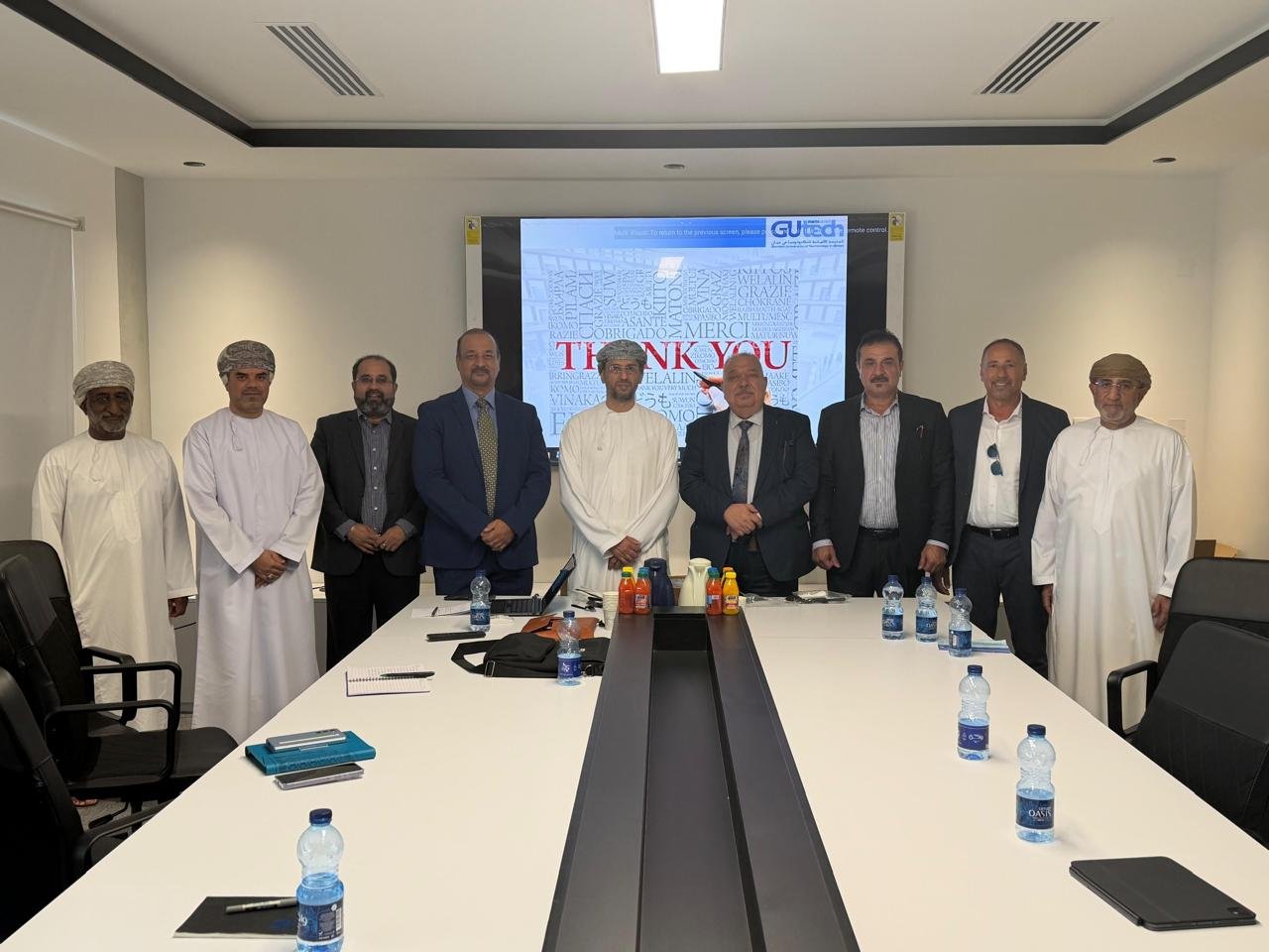 AL-WAQID Co. delegation during the GUtech official visit in Oman